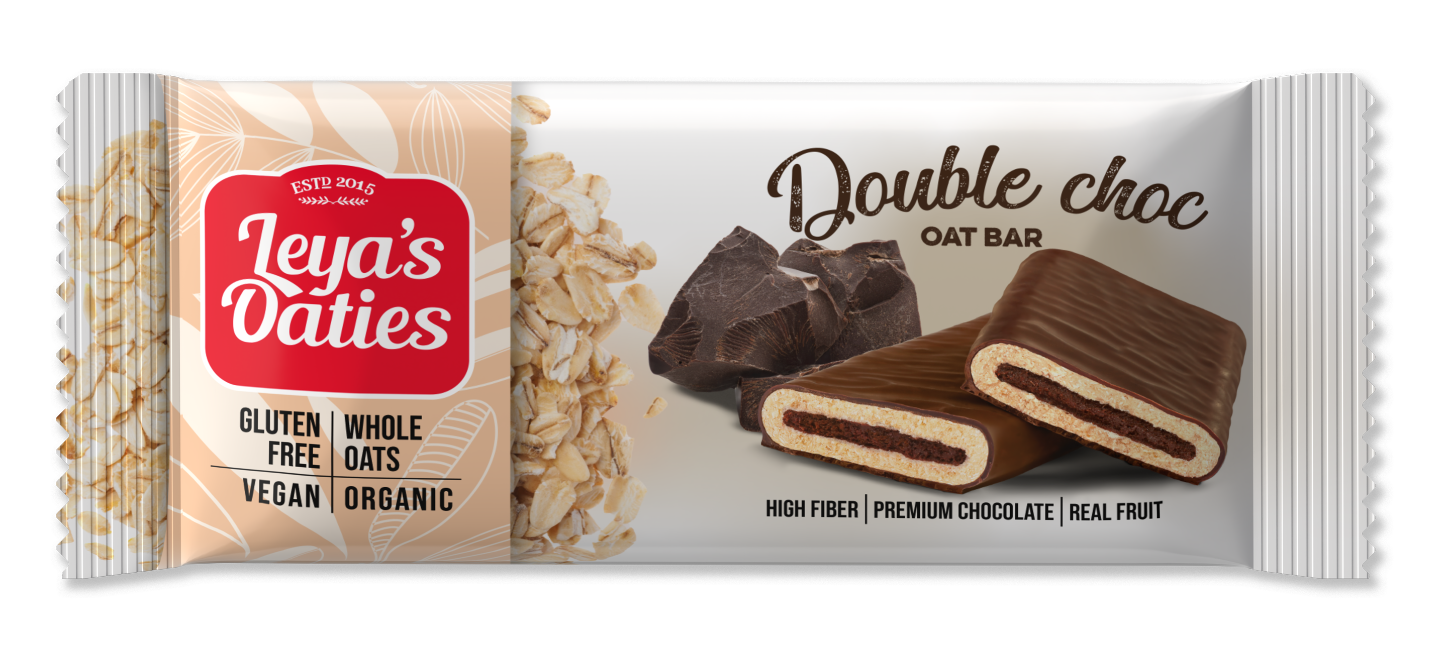 Leya's Oaties Double choc front view