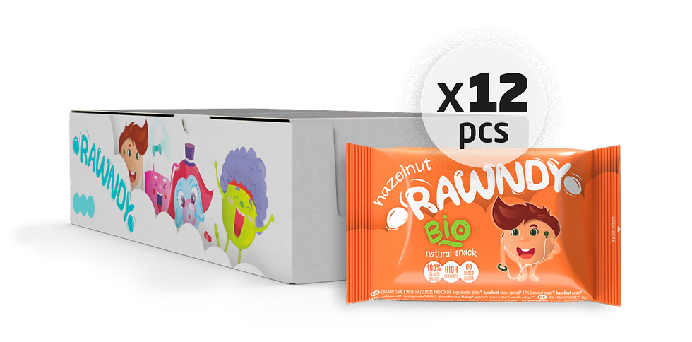 Миниатюра: Rawndy Hazelnut pack and box