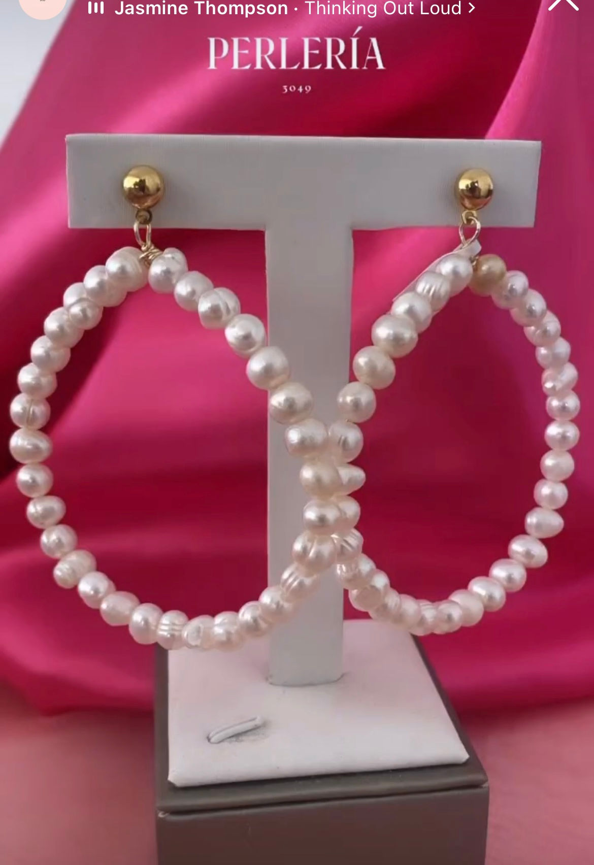 Aretes aro grande  