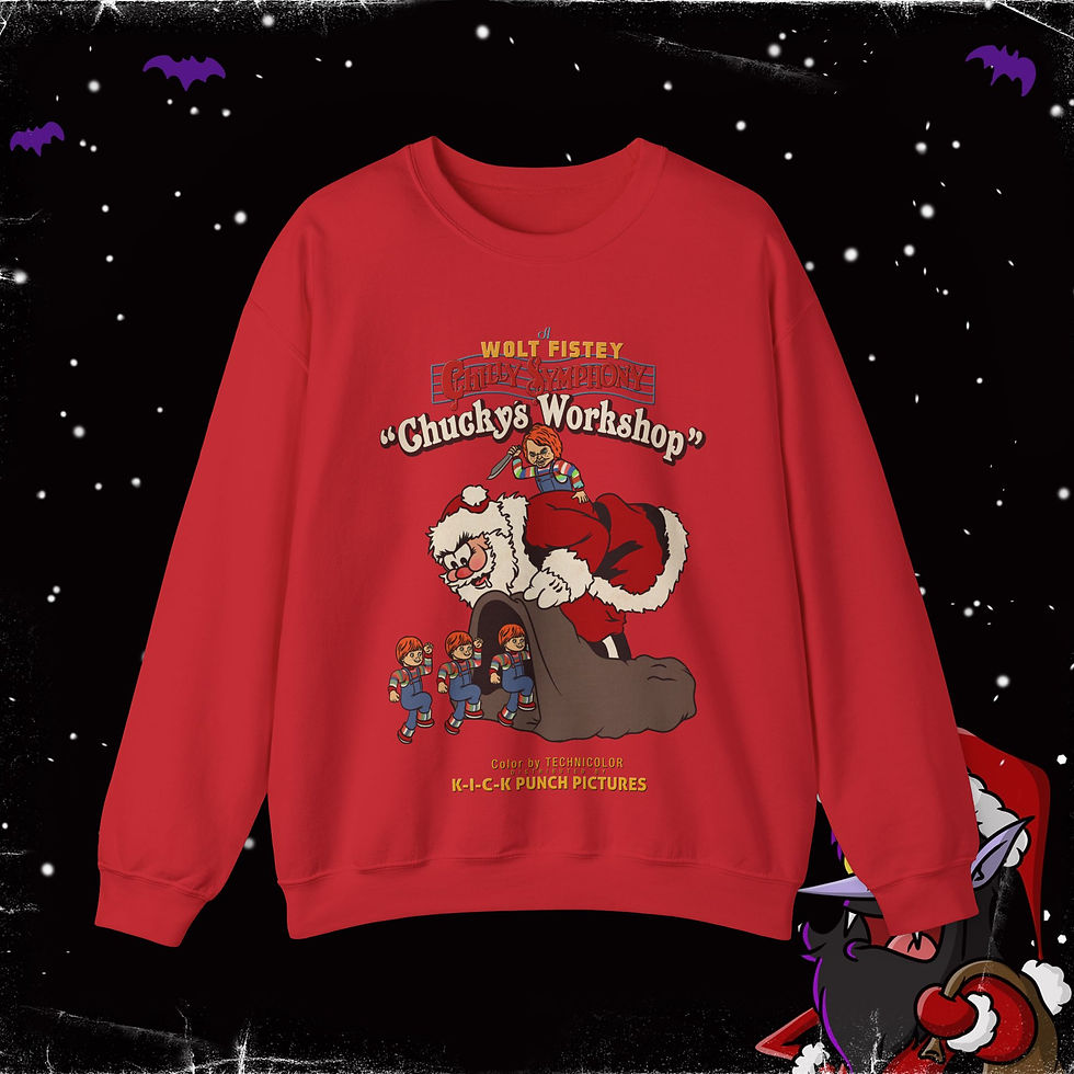 Thumbnail:  Chilly Symphony Chucky´s Workshop Crewneck