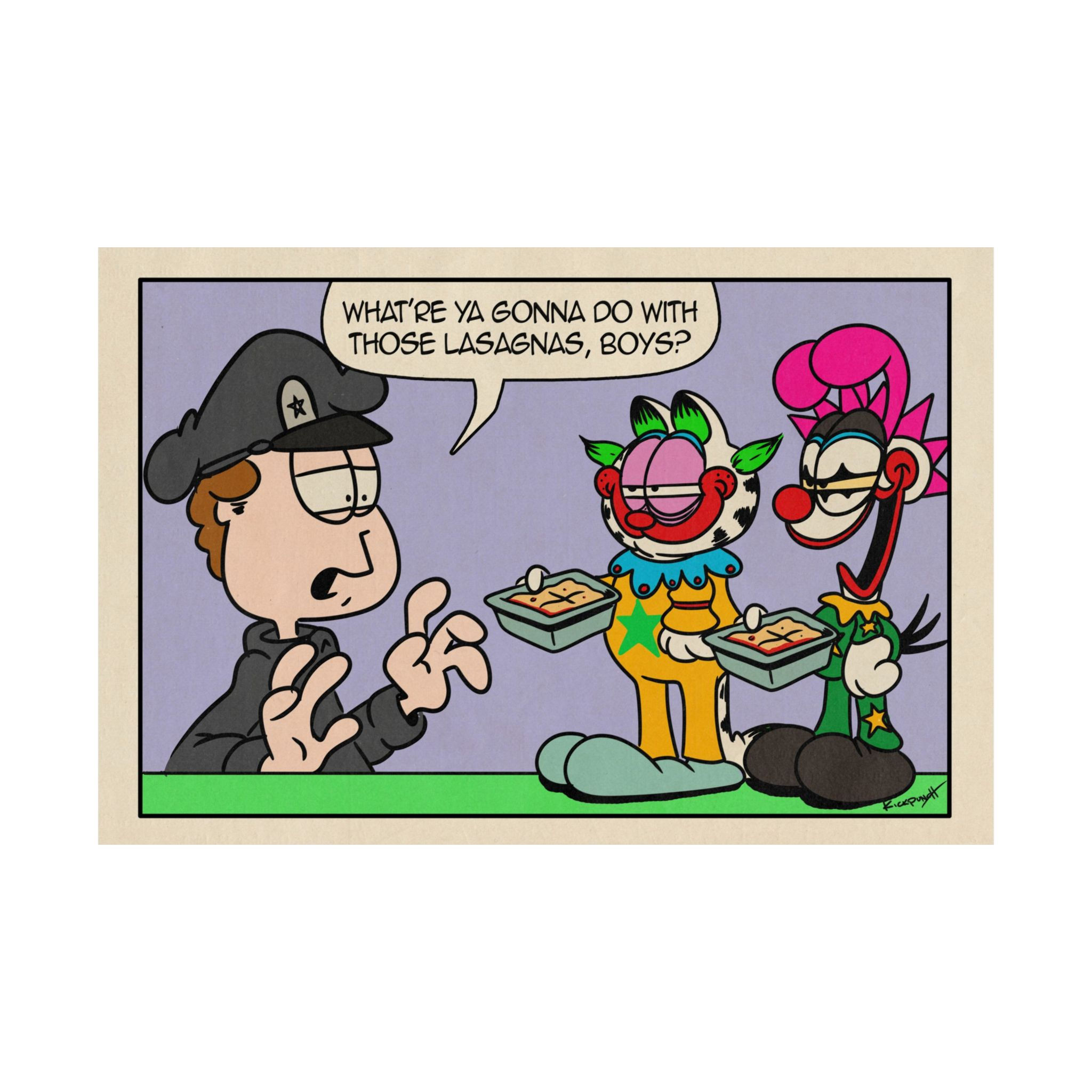 What´re ya gonna do with those lasagnas, boys