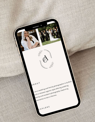 Logo Design services displayed on a mobile phone
