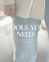 Tools you need