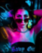 A portrait of a woman taken outside of Molly's In Southside Bethlehem