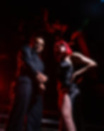 A portrait of two models at The Bethlehem Steel Stacks. Photo taken by ALEMedia