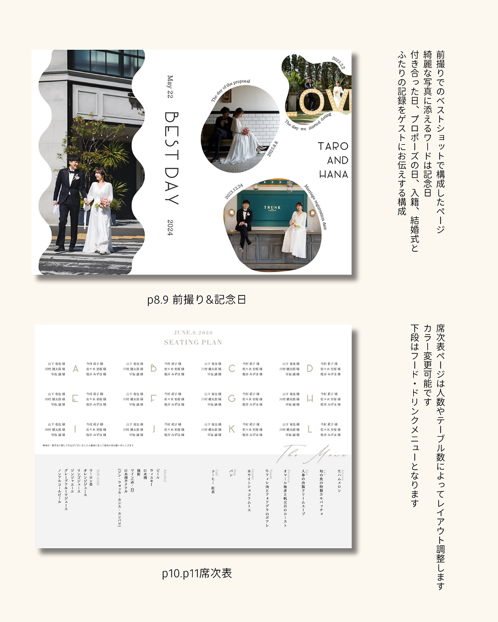 サムネイル： 12P プロフィールブック
