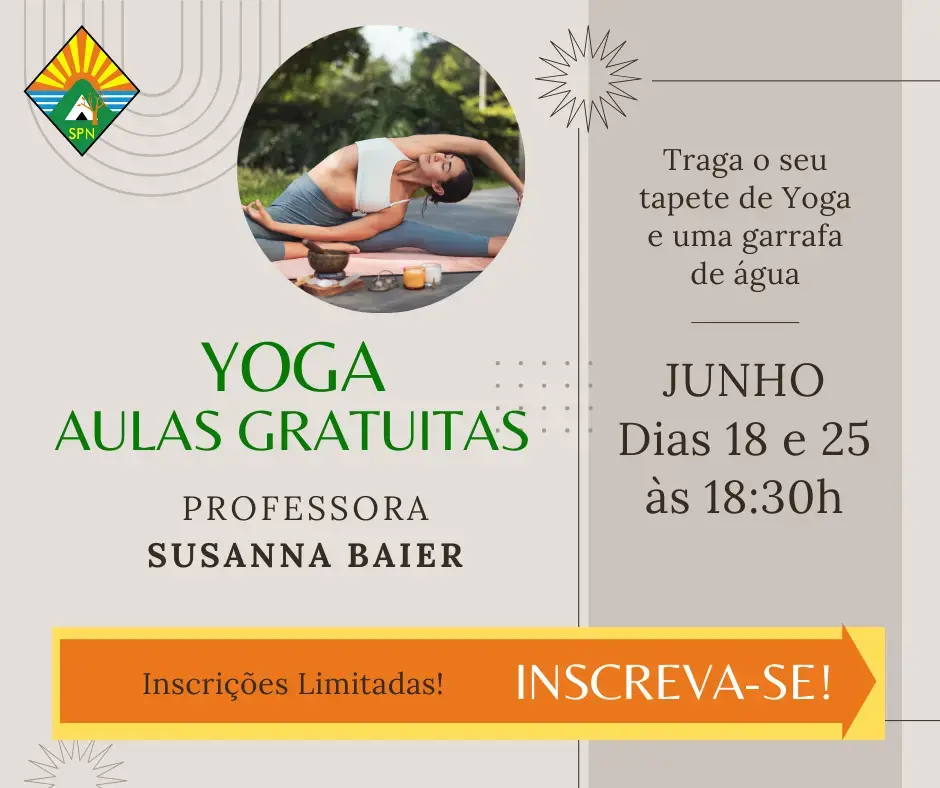 2 aulas de Yoga gratuitas pela professora Susanna Baier