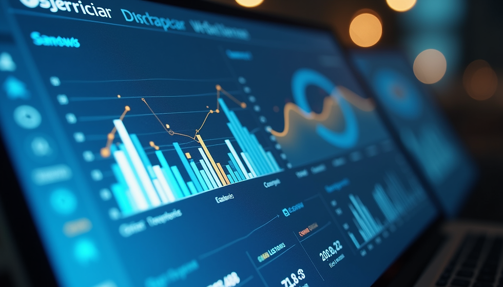 Customer data dashboard highlighting personalization metrics