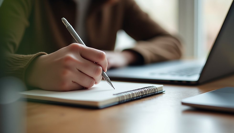 Taking notes to develop thought leadership strategies