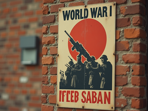 Wartime propaganda poster encouraging public support