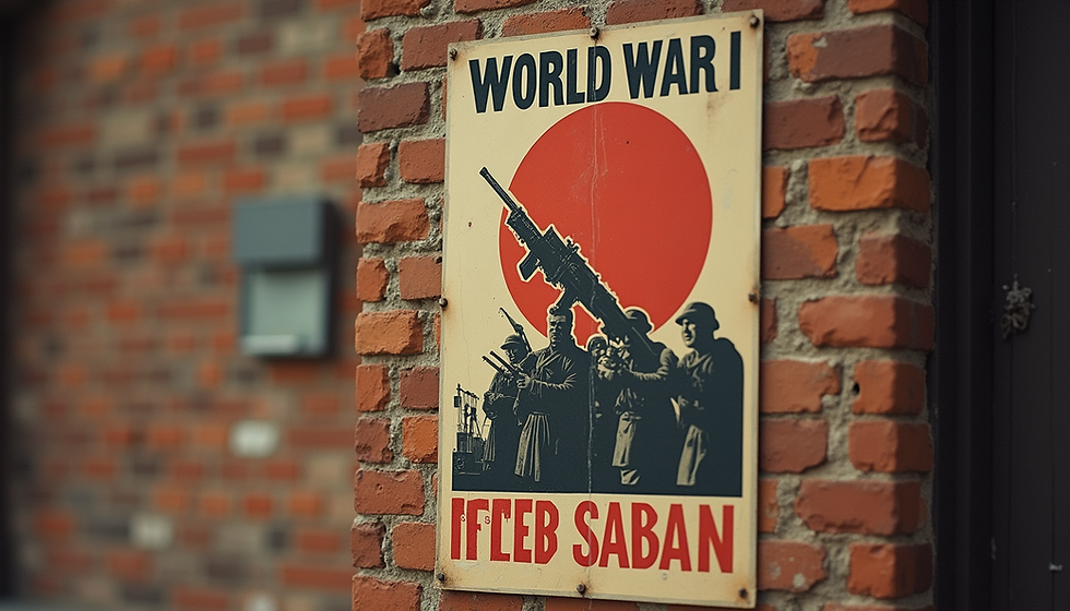 Wartime propaganda poster encouraging public support