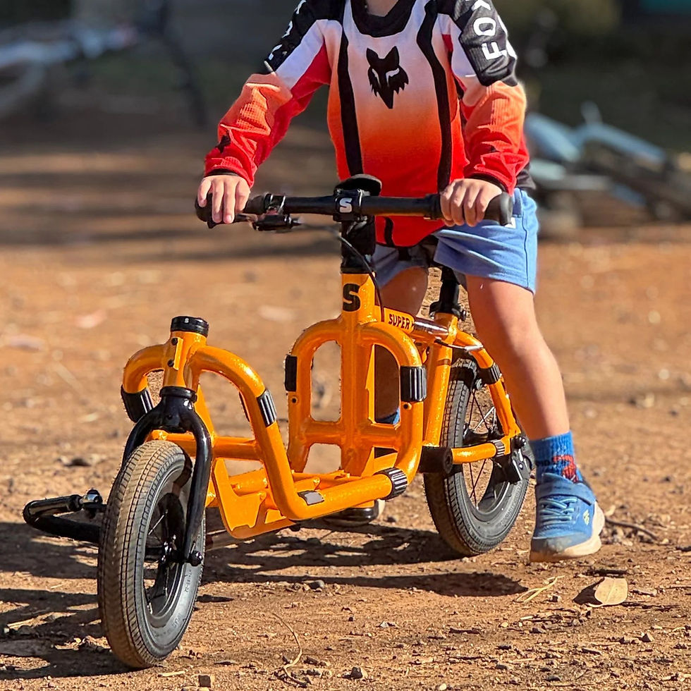 Miniature : Super Mighty Junior — La draisienne cargo