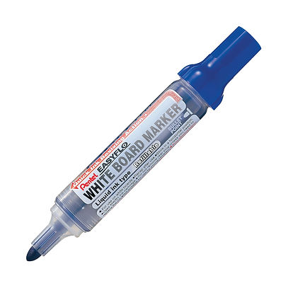 Pentel Easyflo White Board Marker Blue - Bullet Point, 6.0mm