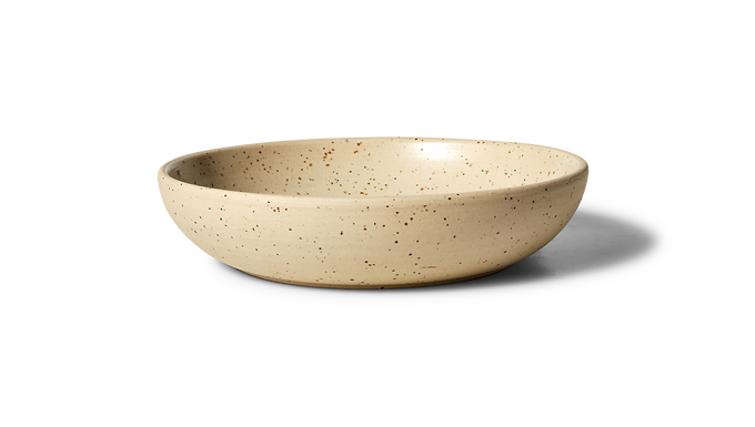 18cm Coupe Dessert Bowl  - Oat Creme Clay