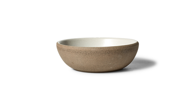 15cm Coupe Cereal Bowl  - White Matte Grey Clay