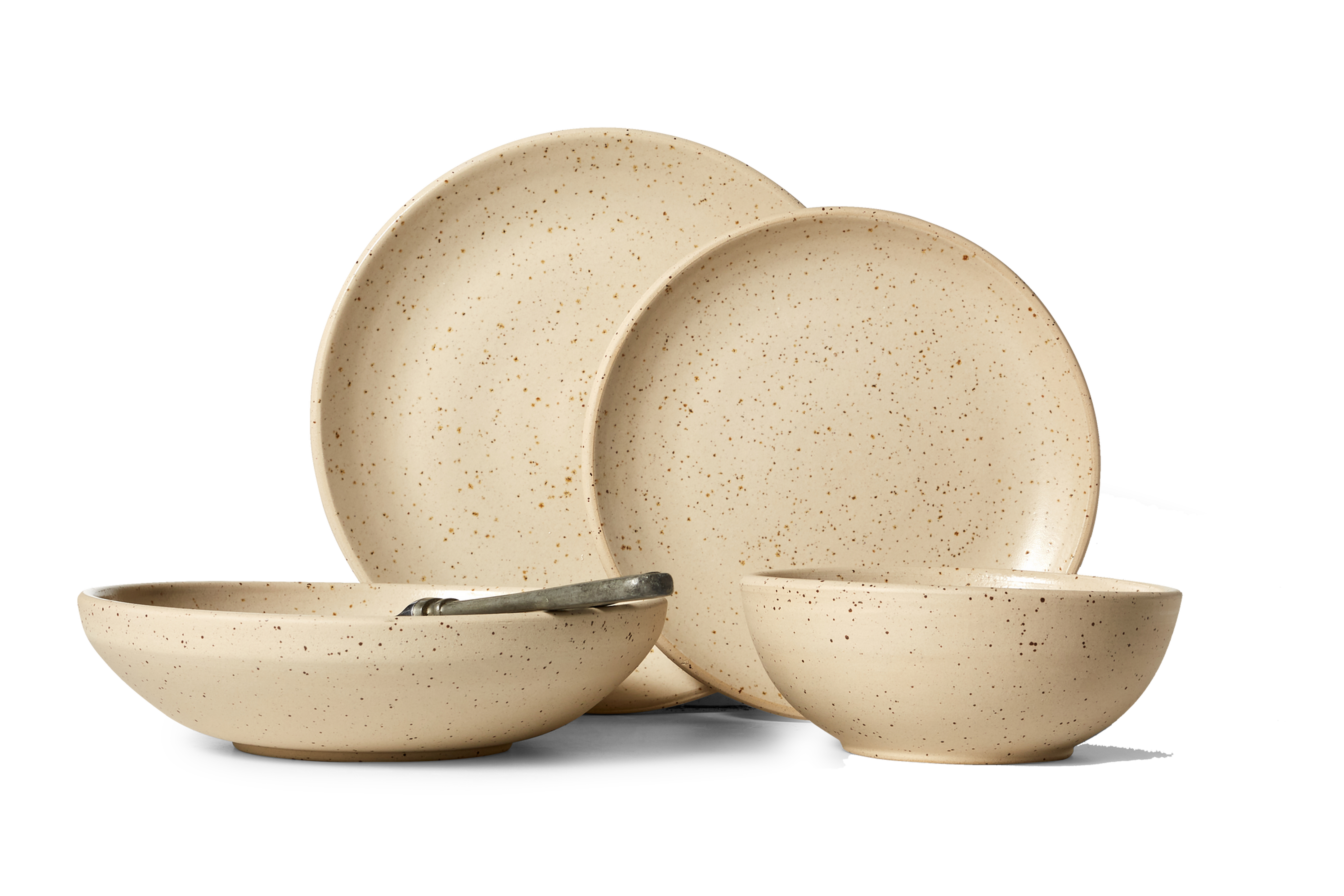 Coupe 4-Piece Set - Oat Creme Clay