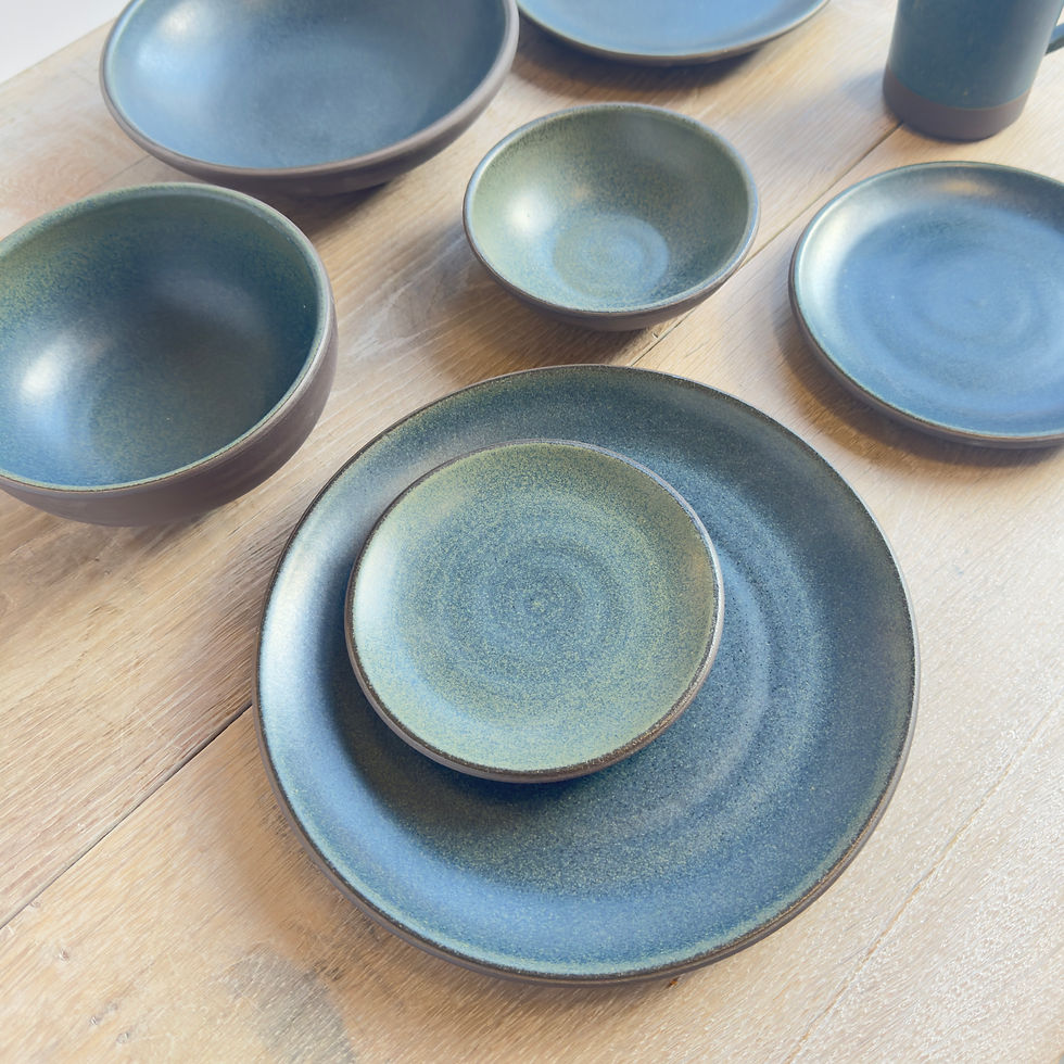 Thumbnail: 25cm Coupe Dinner Plate  - Night Blue Dark Clay