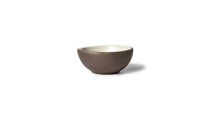 10cm Coupe Large Ramekin  - White Matte Dark Clay