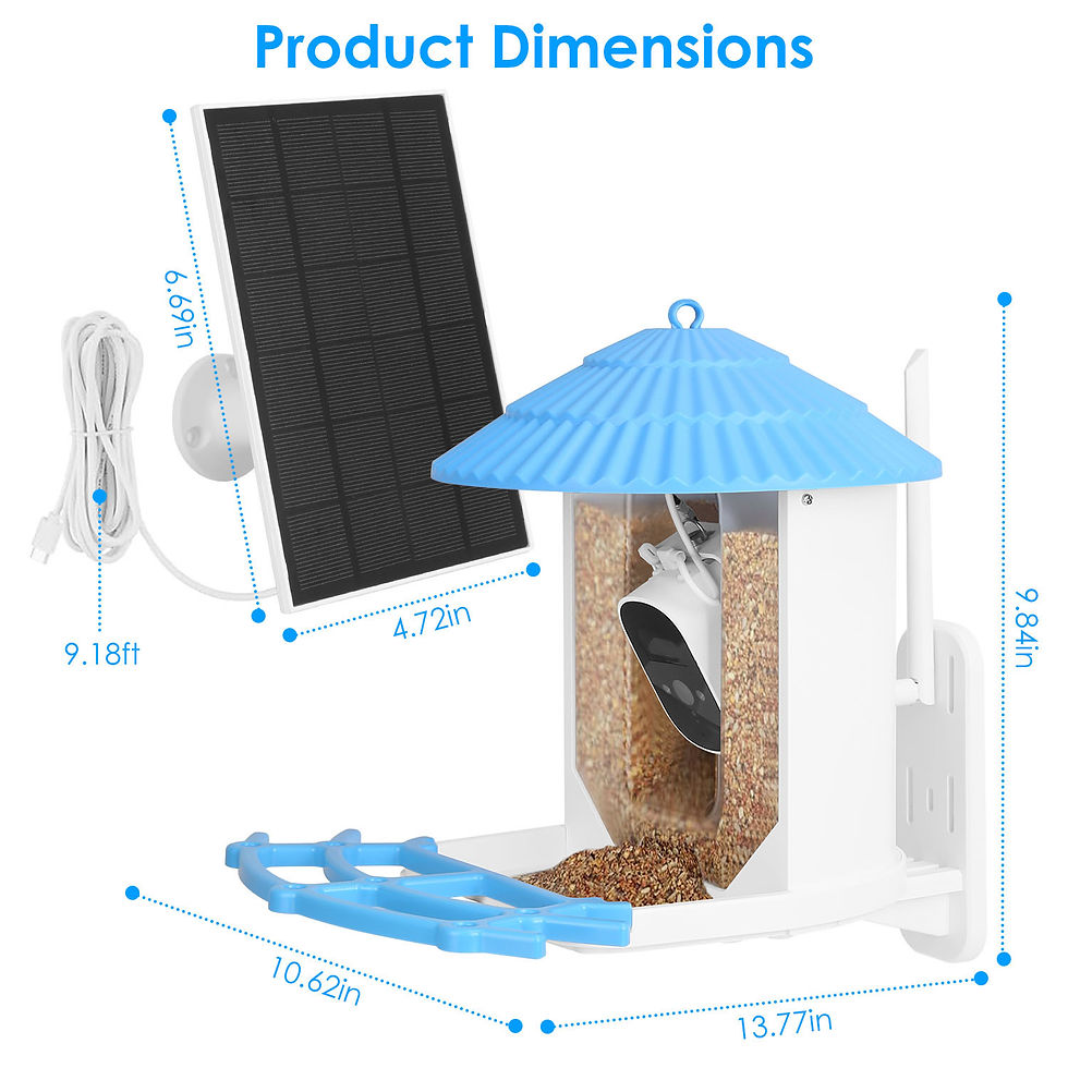 Thumbnail: Solar Powered Smart Bird Feeder/Camera