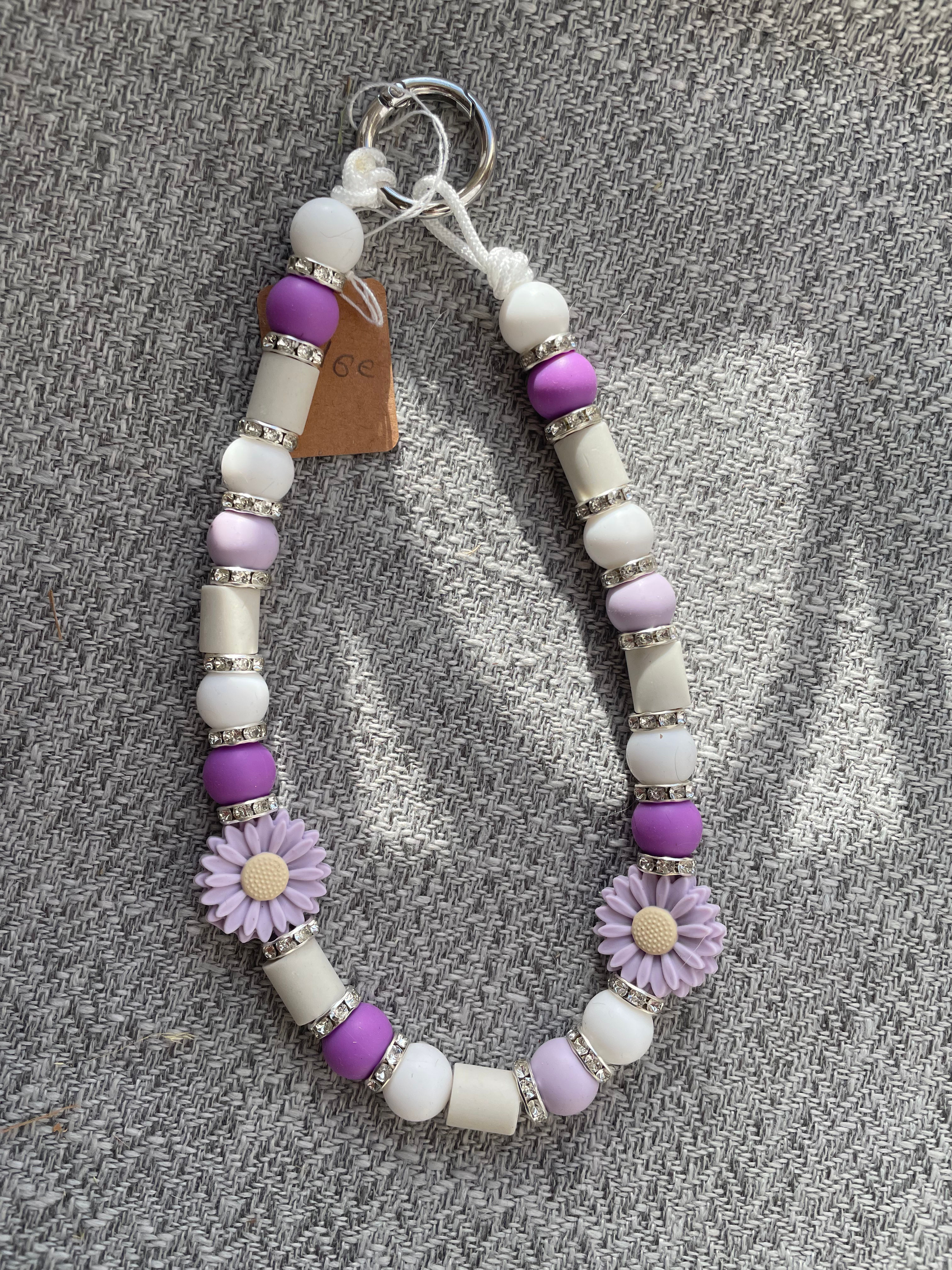 Collier Anti Tique « Fleur violette »