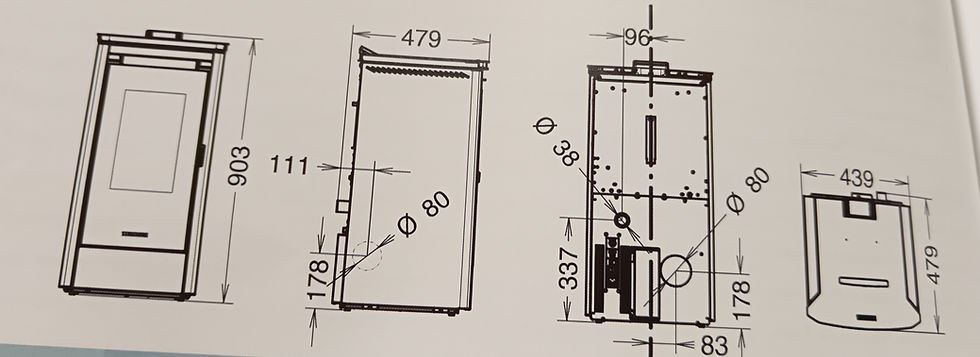 Miniatura: Stufa a pellet Urban Evo Easy  Thermorossi 