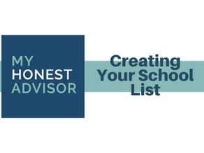 Creating Your School List