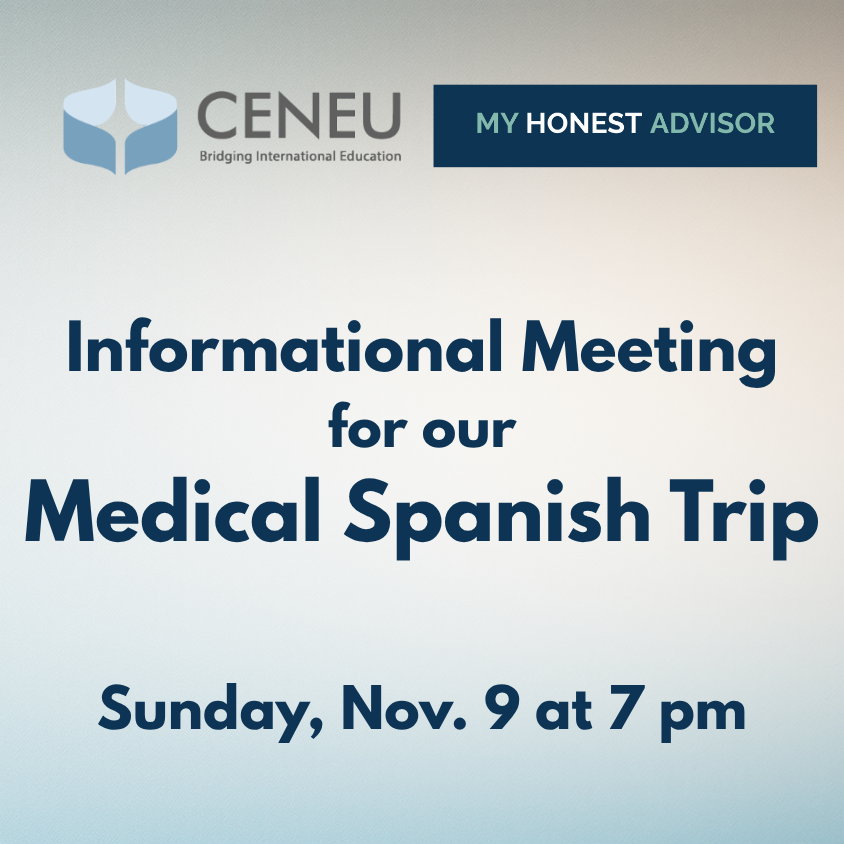 Info Meeting: Medical Spanish Trip