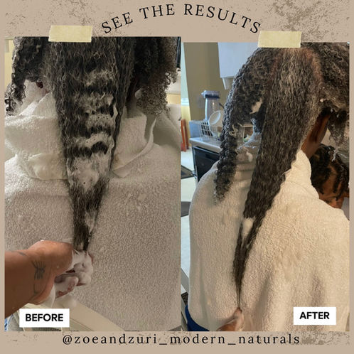 Haitian Black Castor Oil Before and After