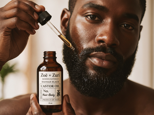 Haitian Black Castor Oil for skin and beards