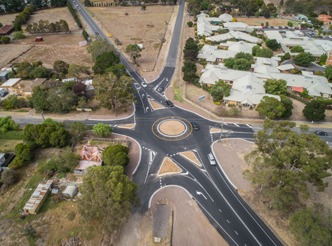 traffic calming australia rubber roundab