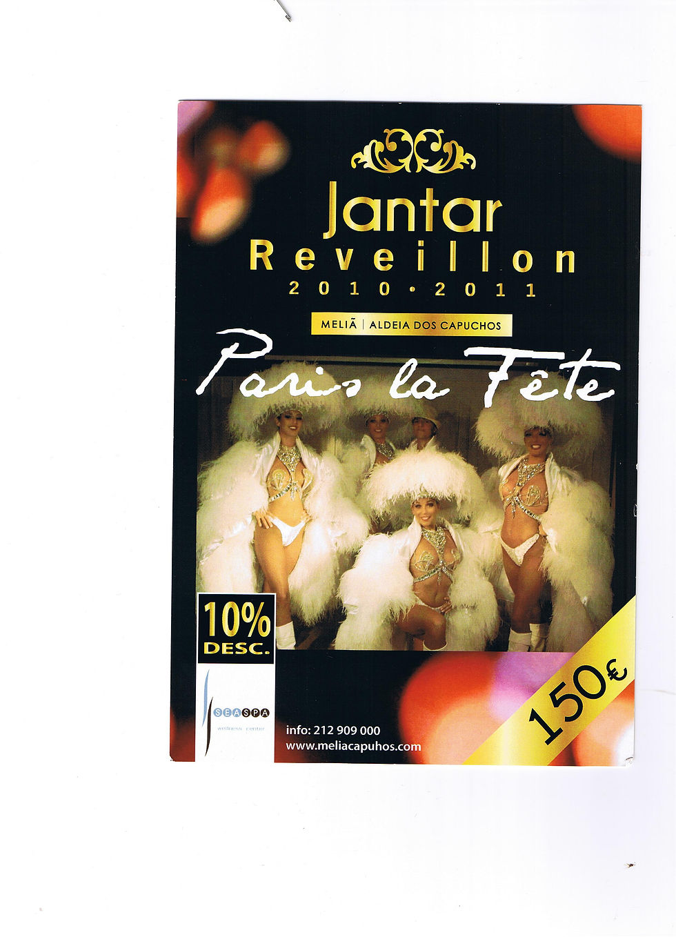 show fin d'année Melia Hotel Lisbonne