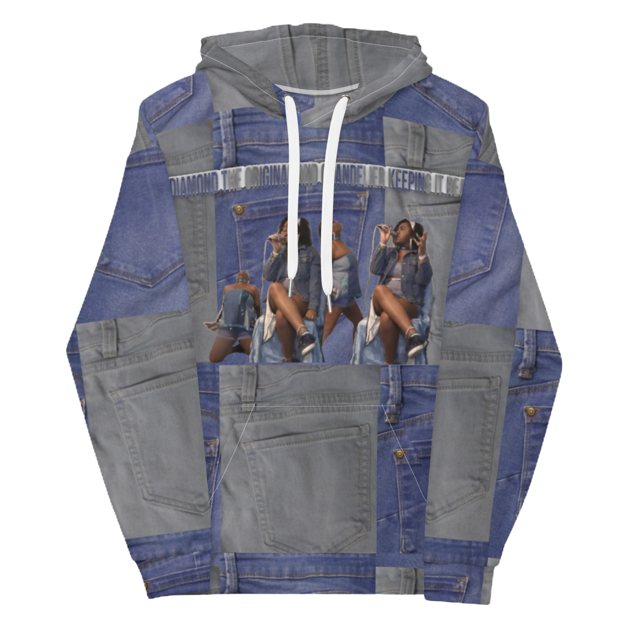 Diamond The Original and Chandelier keeping it real Unisex Hoodie