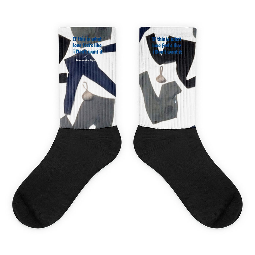 Thumbnail: If this is what love feels like i Don't want it Socks