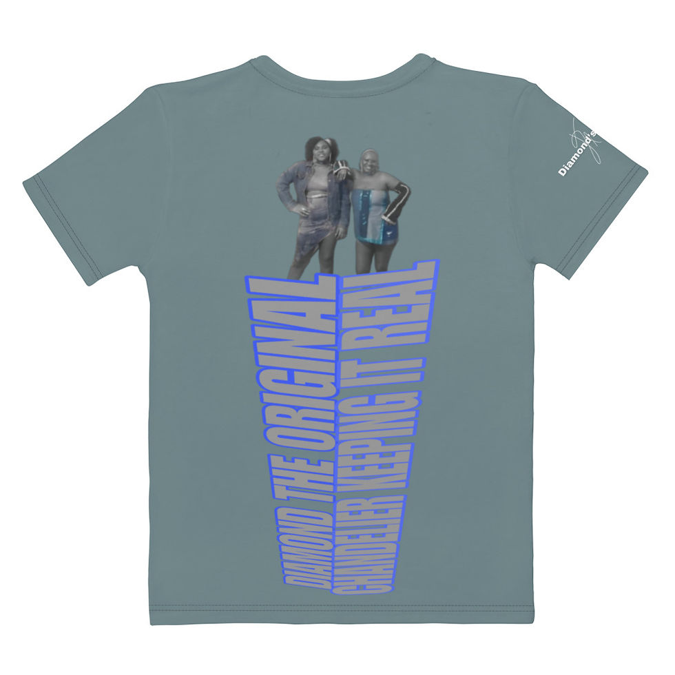 Thumbnail: DIAMOND THE ORIGINAL and CHANDELIER KEEPING IT REAL IMPACT T-shirt Women's 
