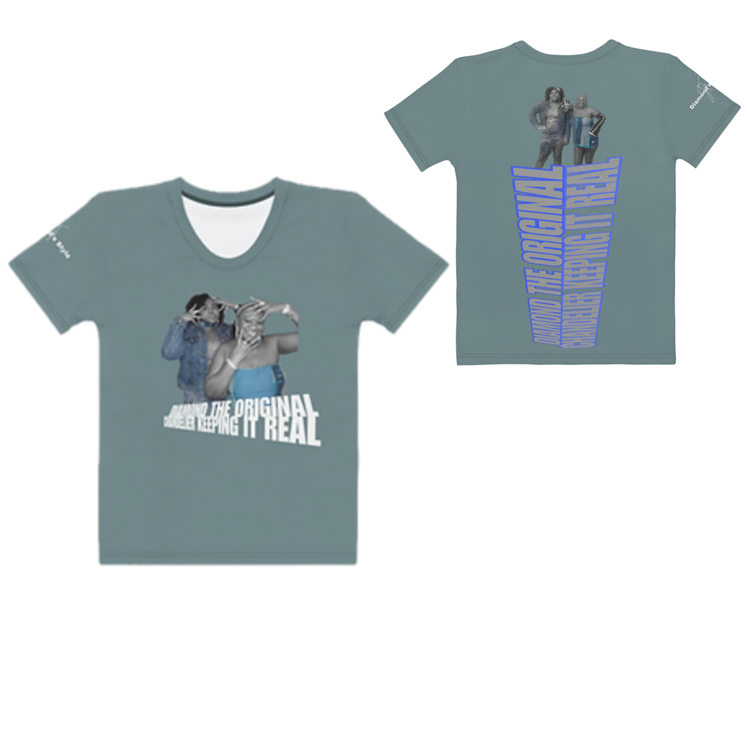 DIAMOND THE ORIGINAL and CHANDELIER KEEPING IT REAL IMPACT T-shirt Women's 