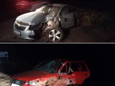 Acidente de trânsito entre Humaitá à Sede Nova deixou três feridos