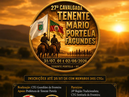 27ª CAVALGADA TENENTE MÁRIO PORTELA FAGUNDES ABRE OFICIALMENTE AS COMEMORAÇÕES DOS 71 ANOS DO MUNICÍPIO