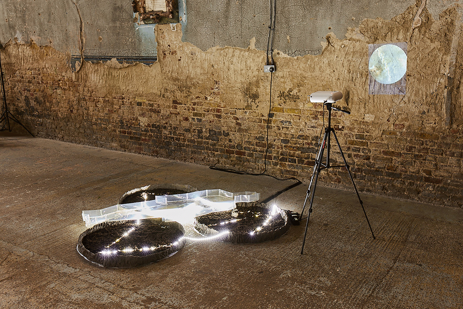 Three-dimensional Diagram of microecosystem’s energy connected with energy from the human 