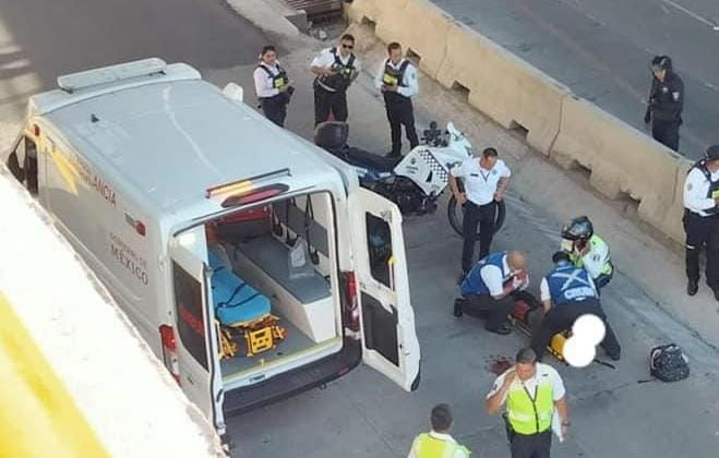 Morelia: Joven mal herido tras caer de puente elevado del distribuidor vial Mil Cumbres
