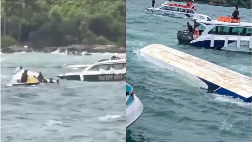 Tragedia en el mar: 15 turistas mueren minutos después de iniciar un paseo en barco