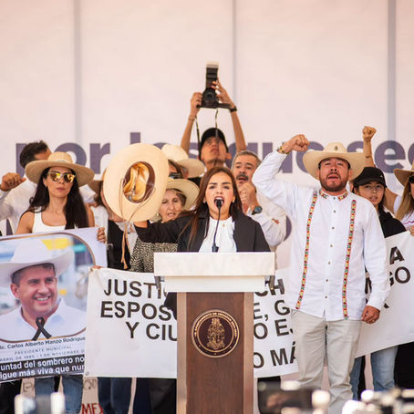 "Hoy quieren encarcelarme porque quieren volver a saquear Uruapan": Grecia Quiroz