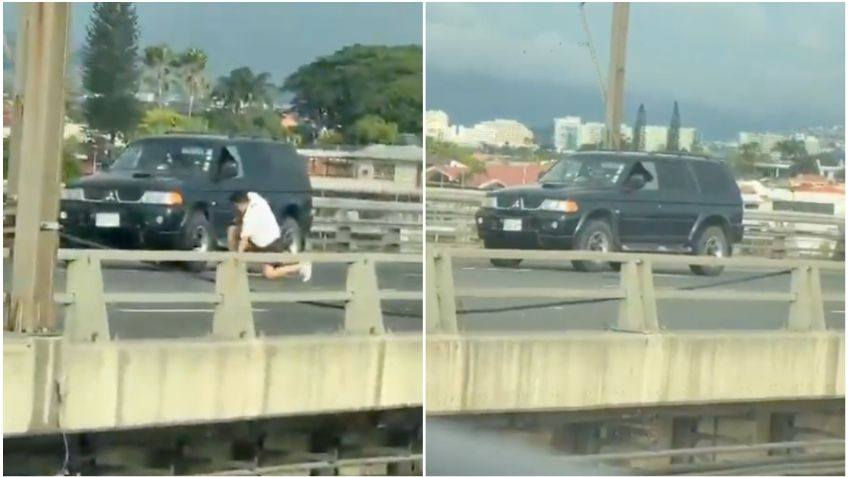 Policía detiene el tráfico para asesinar a su esposa mientras conducía; luego aparece muerto