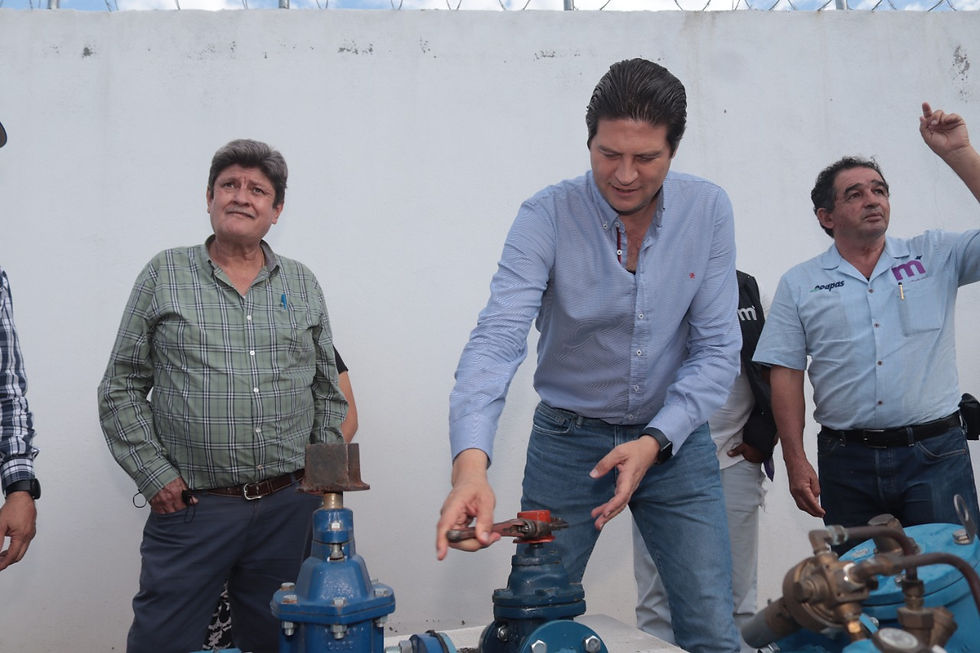 Con grandes obras se garantizará el agua potable por muchos años: Alfonso Martínez