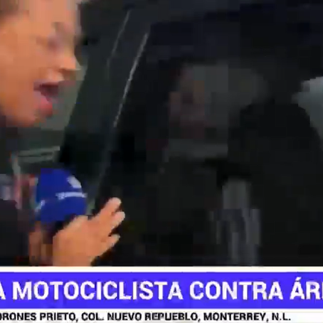 Reporteros mexicanos son atropellados durante transmisión EN VIVO sobre reportaje de lluvias