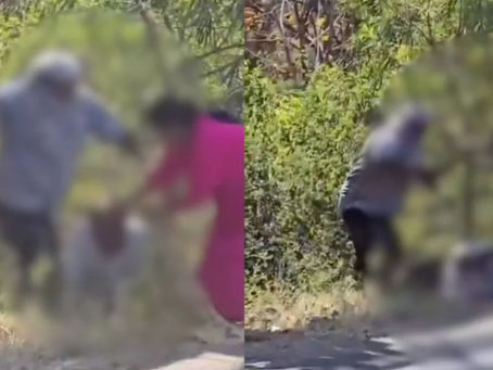 VIDEO FUERTE: ¡A plena luz del día! Mujer cita a su amante para matarlo con su esposo