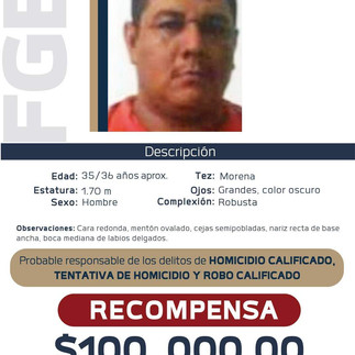 Ofrecen recompensa por 11 delincuentes, algunos relacionados con el crimen de Hipólito Mora