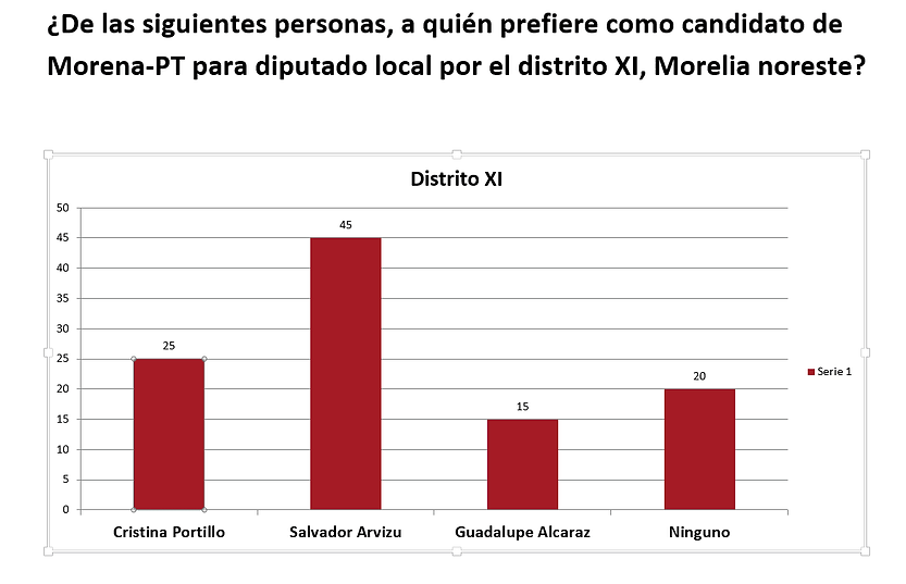 Estas son las preferencias para el distrito 11 por partido y perfil: Plan Cluster