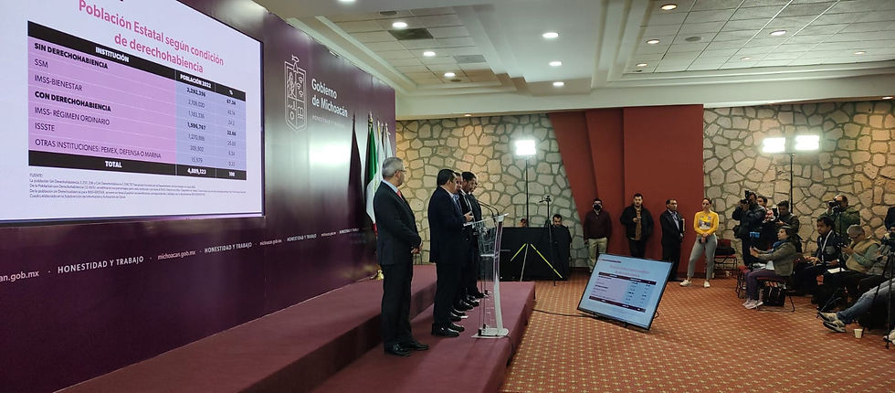 Transferencia del IMSS Bienestar a Michoacán ampliará la cobertura de salud a no afiliados