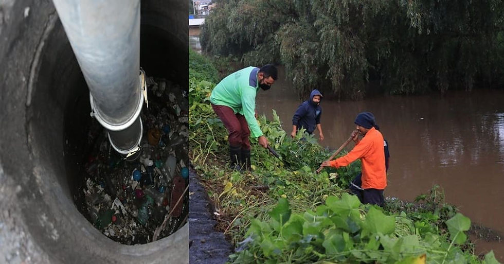 Continúa Ayuntamiento de Morelia la limpieza de ríos, drenes y cunetas