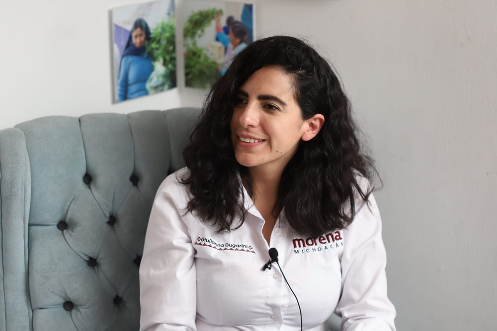 Nunca más un gobierno lleno de privilegios: Giulianna Bugarini